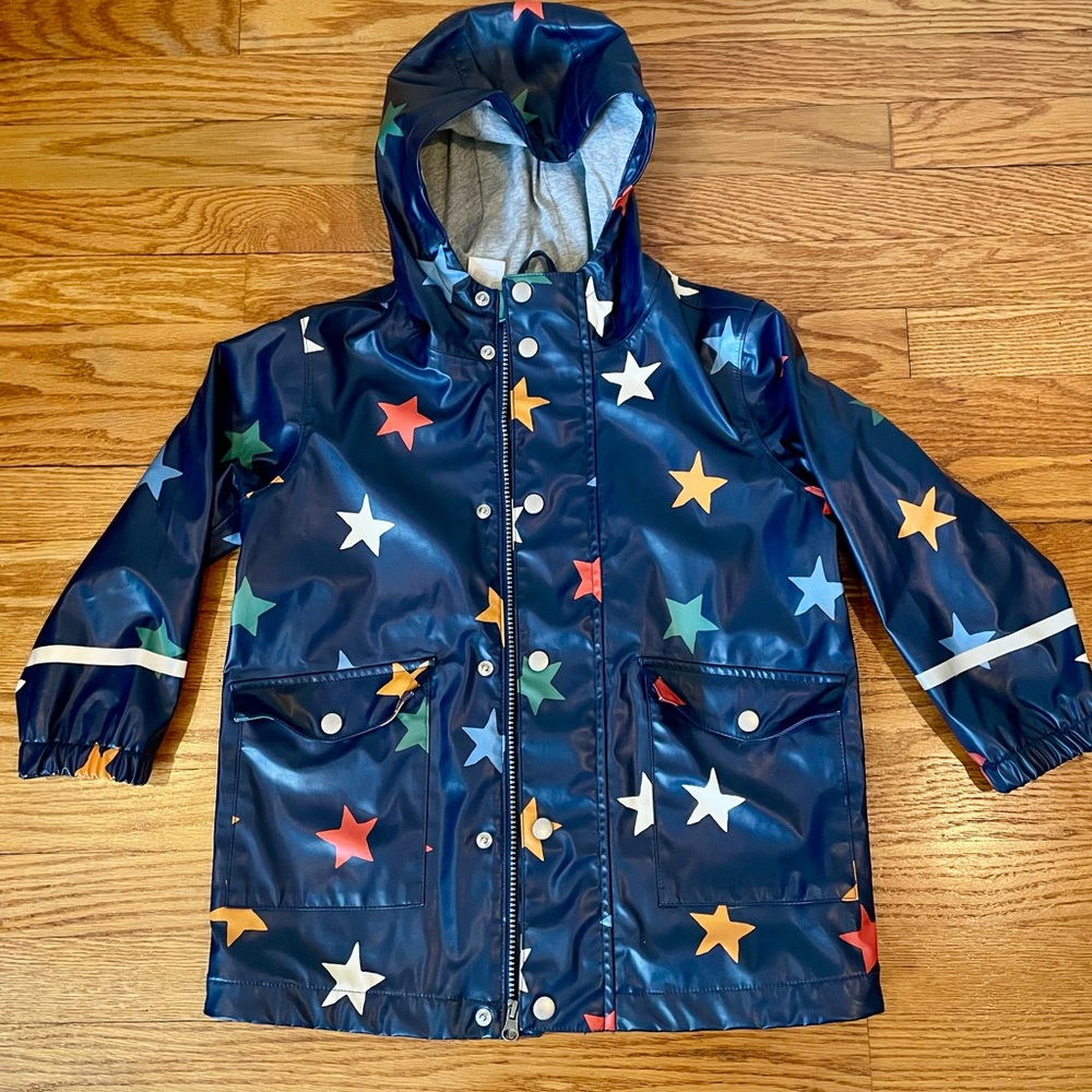 Hanna Andersson Starry Navy Raincoat